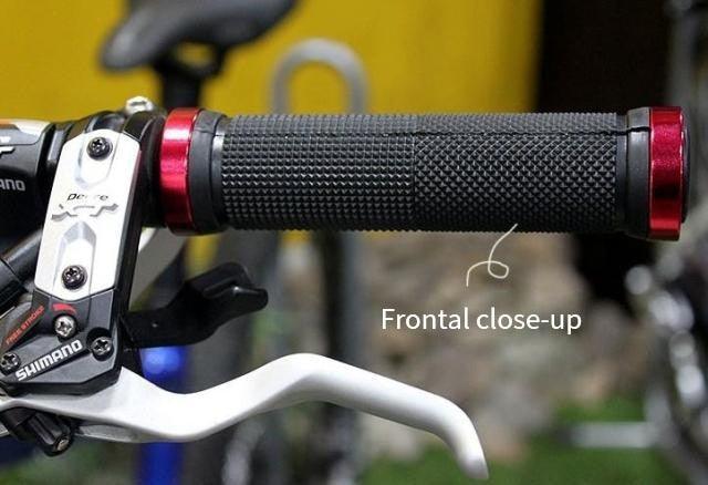 Bike Road Cycling Bicycle Handlebar Cover Grips Soft Rubber Anti - Slip Bike Handle Grip Lock Bar Non - Slip - Rubber Bicycle Handle Grip With Aluminum Lock Bike Grip For Scooter Cruiser Tricycle Wheel Chair Mountain Road Urban Foldable Bike - UrbanCycling.com