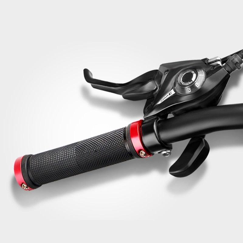 Bike Road Cycling Bicycle Handlebar Cover Grips Soft Rubber Anti - Slip Bike Handle Grip Lock Bar Non - Slip - Rubber Bicycle Handle Grip With Aluminum Lock Bike Grip For Scooter Cruiser Tricycle Wheel Chair Mountain Road Urban Foldable Bike - UrbanCycling.com