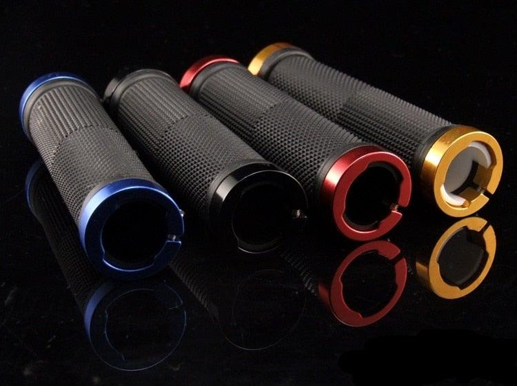 Bike Road Cycling Bicycle Handlebar Cover Grips Soft Rubber Anti - Slip Bike Handle Grip Lock Bar Non - Slip - Rubber Bicycle Handle Grip With Aluminum Lock Bike Grip For Scooter Cruiser Tricycle Wheel Chair Mountain Road Urban Foldable Bike - UrbanCycling.com
