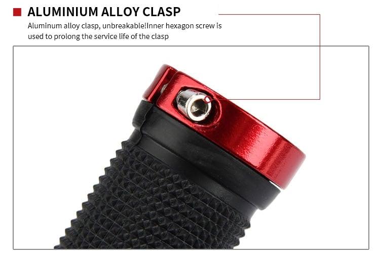 Bike Road Cycling Bicycle Handlebar Cover Grips Soft Rubber Anti - Slip Bike Handle Grip Lock Bar Non - Slip - Rubber Bicycle Handle Grip With Aluminum Lock Bike Grip For Scooter Cruiser Tricycle Wheel Chair Mountain Road Urban Foldable Bike - UrbanCycling.com