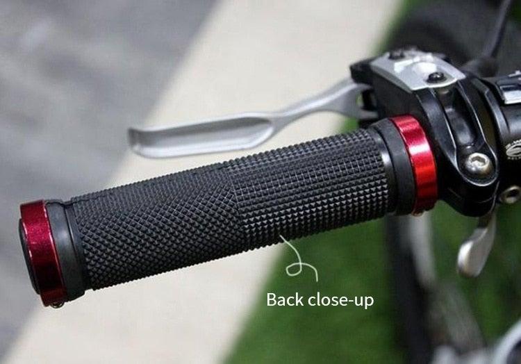 Bike Road Cycling Bicycle Handlebar Cover Grips Soft Rubber Anti - Slip Bike Handle Grip Lock Bar Non - Slip - Rubber Bicycle Handle Grip With Aluminum Lock Bike Grip For Scooter Cruiser Tricycle Wheel Chair Mountain Road Urban Foldable Bike - UrbanCycling.com
