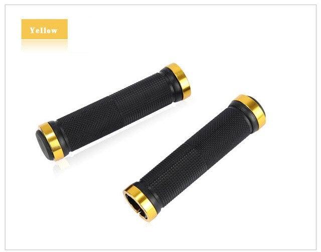 Bike Road Cycling Bicycle Handlebar Cover Grips Soft Rubber Anti - Slip Bike Handle Grip Lock Bar Non - Slip - Rubber Bicycle Handle Grip With Aluminum Lock Bike Grip For Scooter Cruiser Tricycle Wheel Chair Mountain Road Urban Foldable Bike - UrbanCycling.com