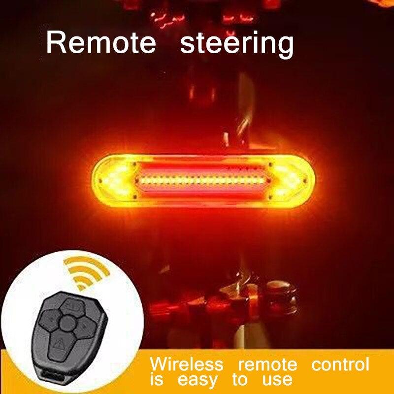 Bike Taillight USB Remote Wireless Controlling Bike Rear Lamp Turn Signal Light LED Bicycle Remote Control Bike Tail Light Bicycle Light Safety Warning Bike Brake Rear Light Safety Warning Cycling Light - UrbanCycling.com