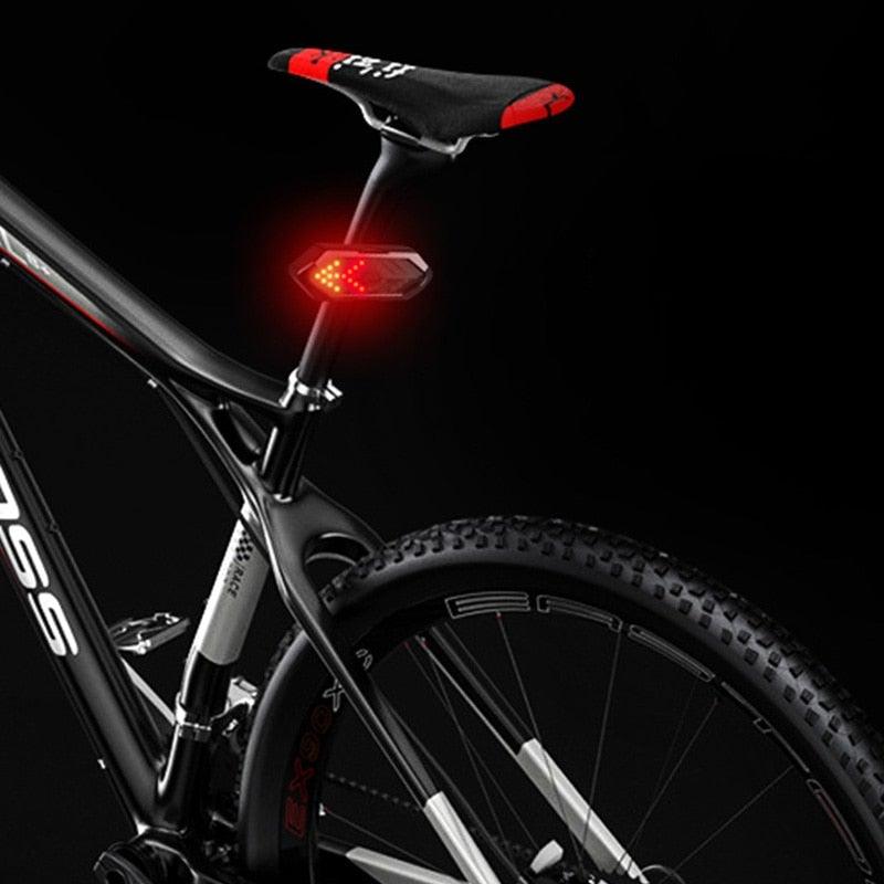 Bike Turn Signals Remote Control Bicycle Direction Indicator LED Rear Light USB Rechargeable Cycling Taillight With Horn Wireless Remote Control Bike Rear Light Back USB Rechargeable Safety Warning Cycling Light Fits On Any Road Bicycle - UrbanCycling.com
