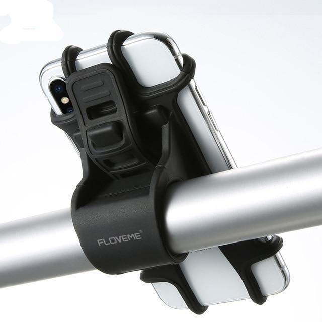 Black Bike Phone Holder Universal Motorcycle Bicycle Mobile Cell Phone Handlebar Stand - UrbanCycling.com