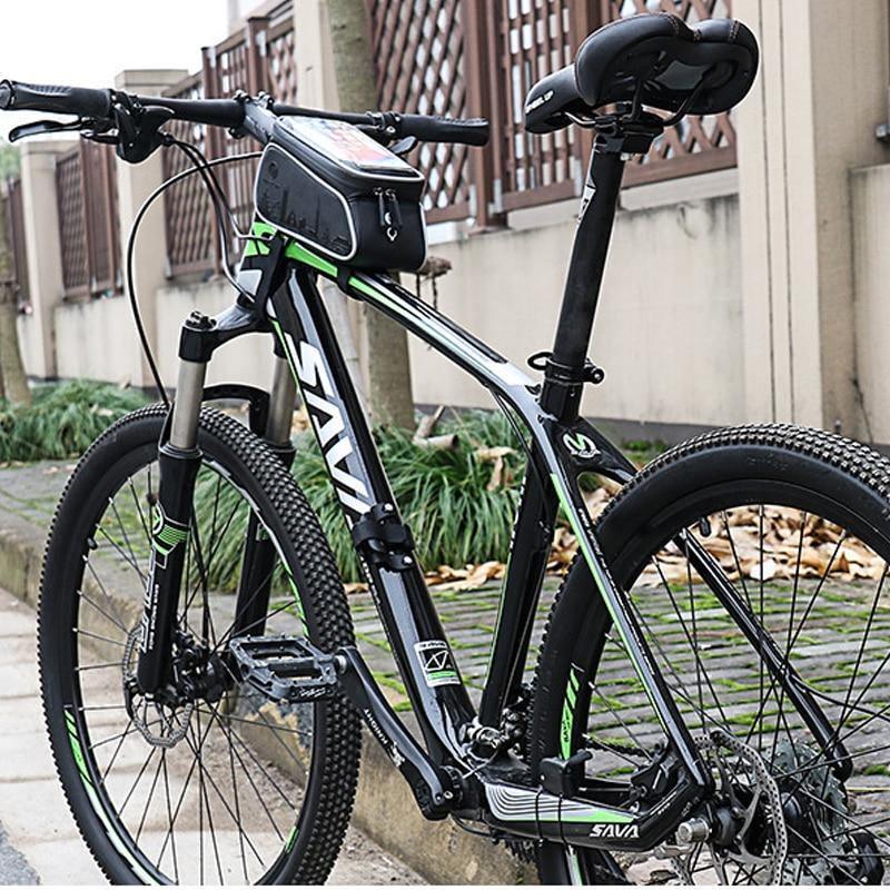 Black Waterproof Bicycle Phone Holder Bag Accessories Mobile Phone Stand Case For Bike - UrbanCycling.com