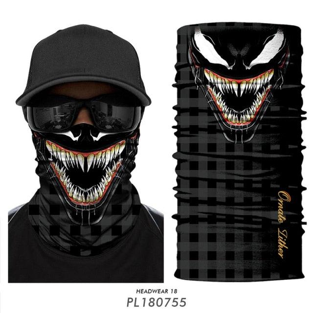 Breathable Mask Bandana Neck Gaiter Cycling Face Mask Hiking Scarves Headband Summer Balaclava Neck Gaiter Tubular Buff Bandana Scarf Headgear Bicycle Half Mask Face Cover Venom Headband Summer Men Beanie Hat Windproof Head Scarves Neck - UrbanCycling.com