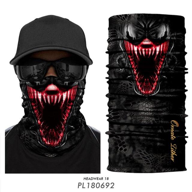 Breathable Mask Bandana Neck Gaiter Cycling Face Mask Hiking Scarves Headband Summer Balaclava Neck Gaiter Tubular Buff Bandana Scarf Headgear Bicycle Half Mask Face Cover Venom Headband Summer Men Beanie Hat Windproof Head Scarves Neck - UrbanCycling.com