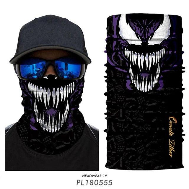 Breathable Mask Bandana Neck Gaiter Cycling Face Mask Hiking Scarves Headband Summer Balaclava Neck Gaiter Tubular Buff Bandana Scarf Headgear Bicycle Half Mask Face Cover Venom Headband Summer Men Beanie Hat Windproof Head Scarves Neck - UrbanCycling.com