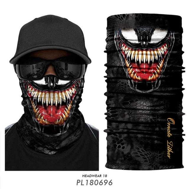 Breathable Mask Bandana Neck Gaiter Cycling Face Mask Hiking Scarves Headband Summer Balaclava Neck Gaiter Tubular Buff Bandana Scarf Headgear Bicycle Half Mask Face Cover Venom Headband Summer Men Beanie Hat Windproof Head Scarves Neck - UrbanCycling.com