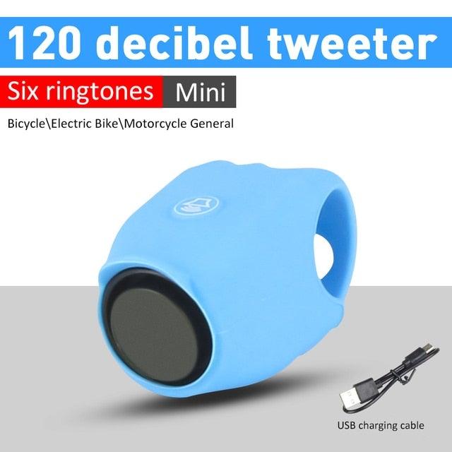 Chargeable Bicycle Bell 120db Waterproof Cycling Bike Bells Electric Horn Mini Portable Cycling Handlebar Bell Bike Tools Bicycle Bell With 3 Cute Sounds Waterproof Cycle Horn For Kids Road And Mountain Bike - UrbanCycling.com
