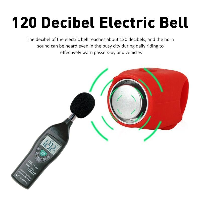 Chargeable Bicycle Bell 120db Waterproof Cycling Bike Bells Electric Horn Mini Portable Cycling Handlebar Bell Bike Tools Bicycle Bell With 3 Cute Sounds Waterproof Cycle Horn For Kids Road And Mountain Bike - UrbanCycling.com