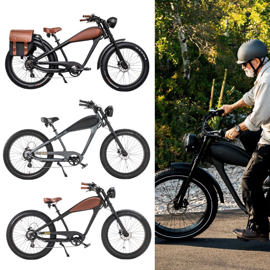 Cheetah Plus Cafe' Racer Ebike - UrbanCycling.com