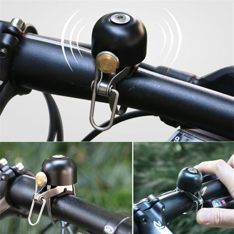 Classical Stainless Bell Cycling Horns Bike Handlebar Bell Horn Crisp Sound Horn Safety Bicycle Bell With Mounting Lock Plates Bike Bell Classic Bicycle Bell For Bike Ring Bell With Loud Sound Bells For Road Mountain Bike Handlebars Adults - UrbanCycling.com
