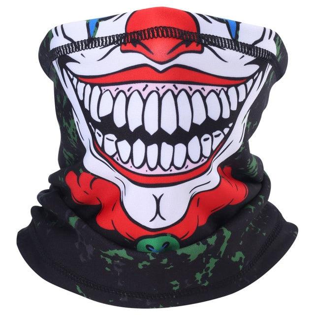 Clown Magic Bandana Running Scarf Half Face Cover Ski Fishing Biker Elasticity Hunting Hiking Sports Snowboard Mask Men Girl Army Bandana Scarf Neck Gaiter Buff Motorcycle Face Mask Balaclava Bicycle Helmet Liner Sport Headband Summer Breathable Mesh Band - UrbanCycling.com