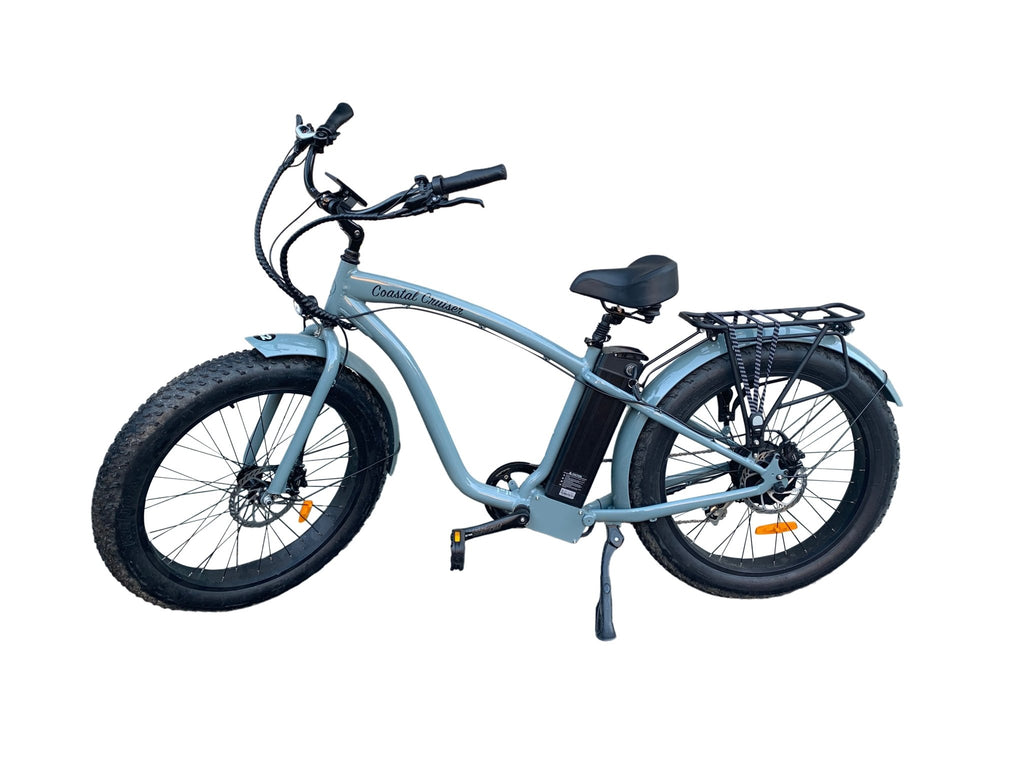 Coastal Cruiser - 750w Fat Tire Cruiser Step Over 26x4 Electric Bike - UrbanCycling.com