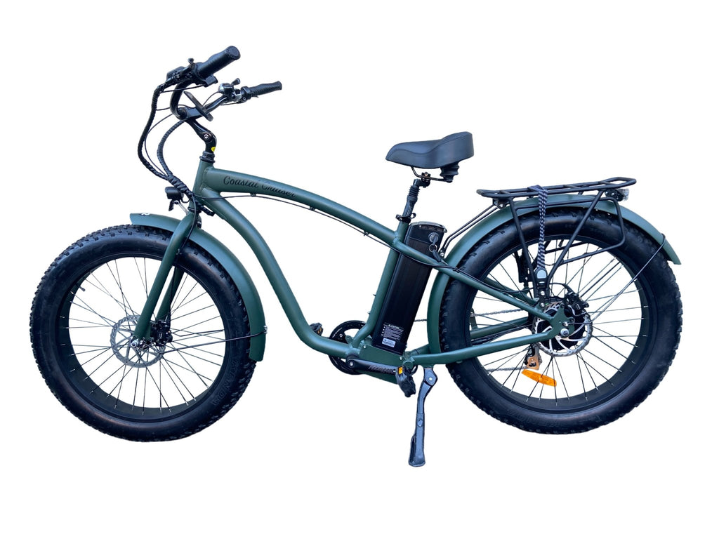 Coastal Cruiser - 750w Fat Tire Cruiser Step Over 26x4 Electric Bike - UrbanCycling.com