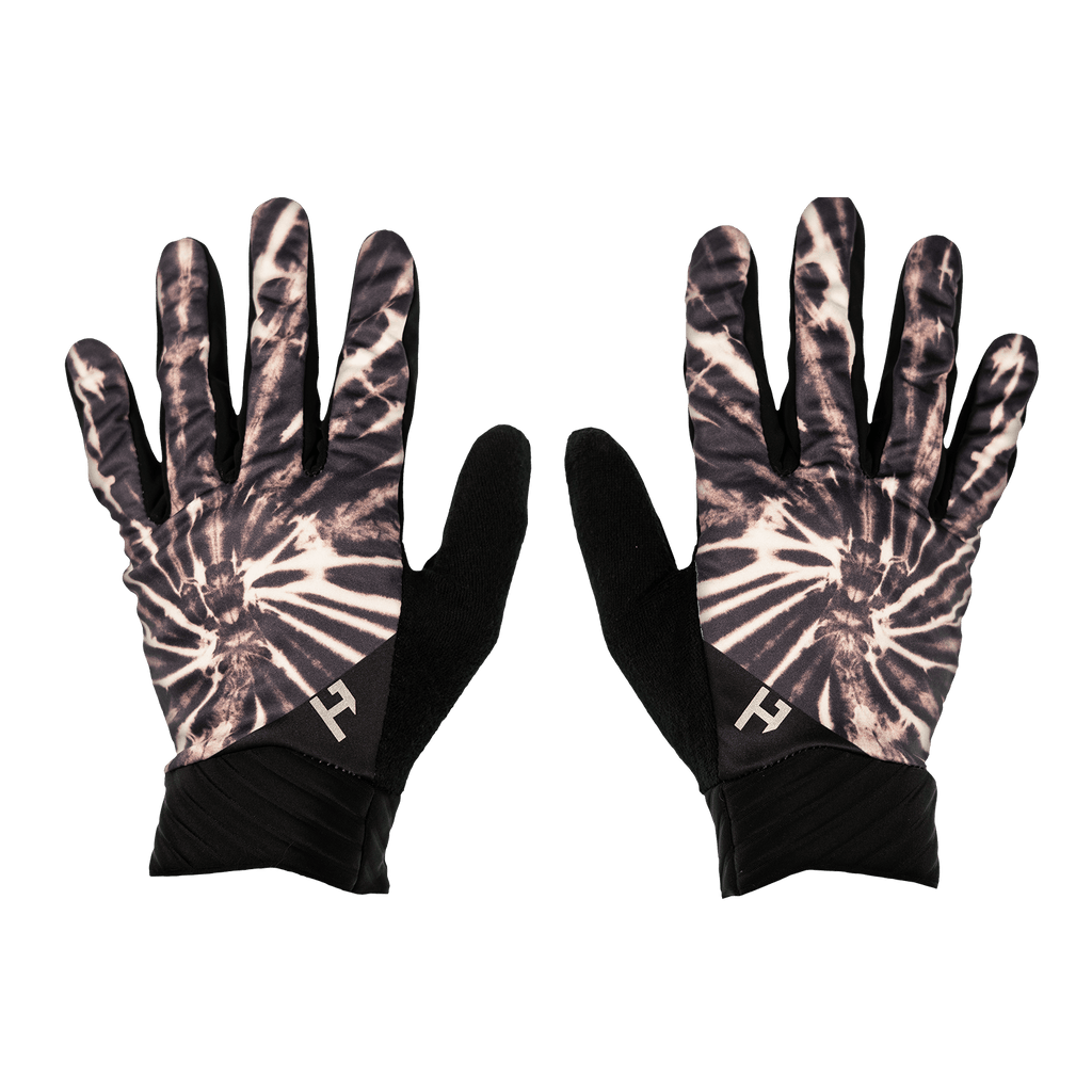 Cold Weather Gloves - Monochrome Tie Dye - UrbanCycling.com