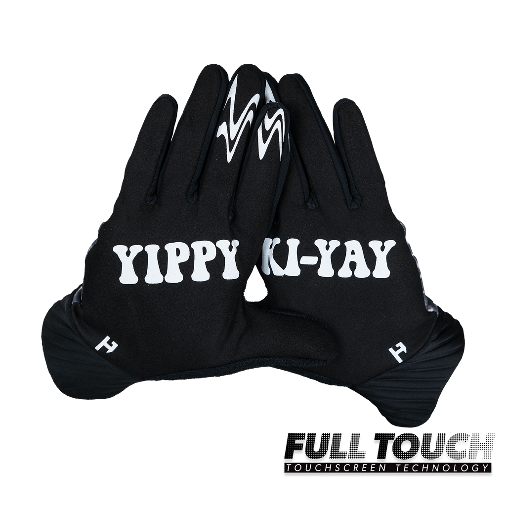 Cold Weather Gloves - Monochrome Tie Dye - UrbanCycling.com