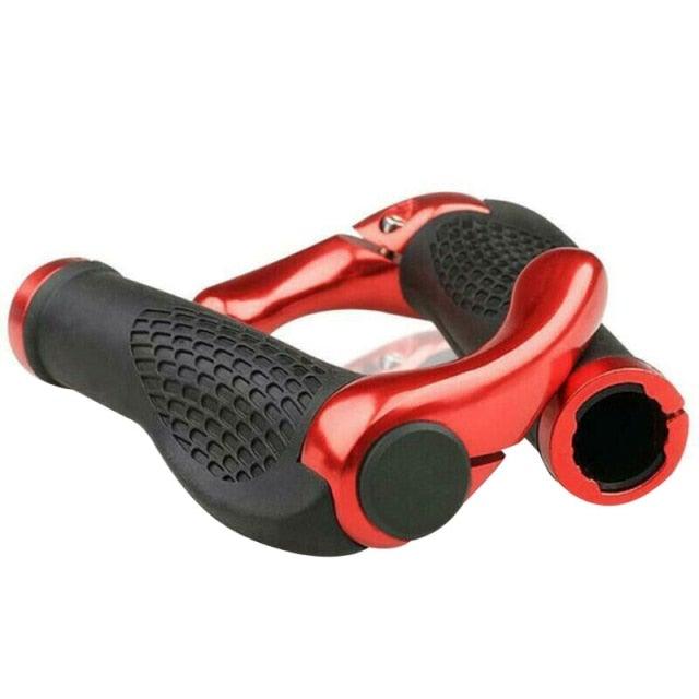 Comfortable Bicycle Handlebar End Cap Bike Rubber Anti - Skid Handle Bar Grip Cycling Lock - On Ends Ergonomics Non - Slip Mountain Bike Handlebar Comfortable Shock Absorption Rubber Grips - UrbanCycling.com