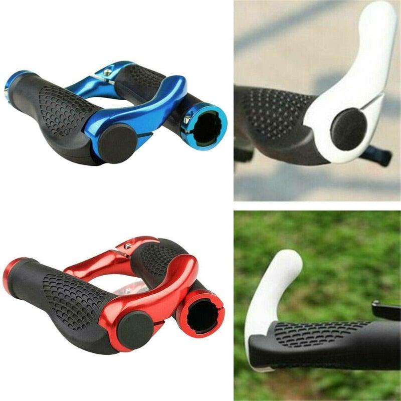 Comfortable Bicycle Handlebar End Cap Bike Rubber Anti - Skid Handle Bar Grip Cycling Lock - On Ends Ergonomics Non - Slip Mountain Bike Handlebar Comfortable Shock Absorption Rubber Grips - UrbanCycling.com