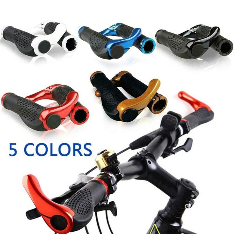 Comfortable Bicycle Handlebar End Cap Bike Rubber Anti - Skid Handle Bar Grip Cycling Lock - On Ends Ergonomics Non - Slip Mountain Bike Handlebar Comfortable Shock Absorption Rubber Grips - UrbanCycling.com