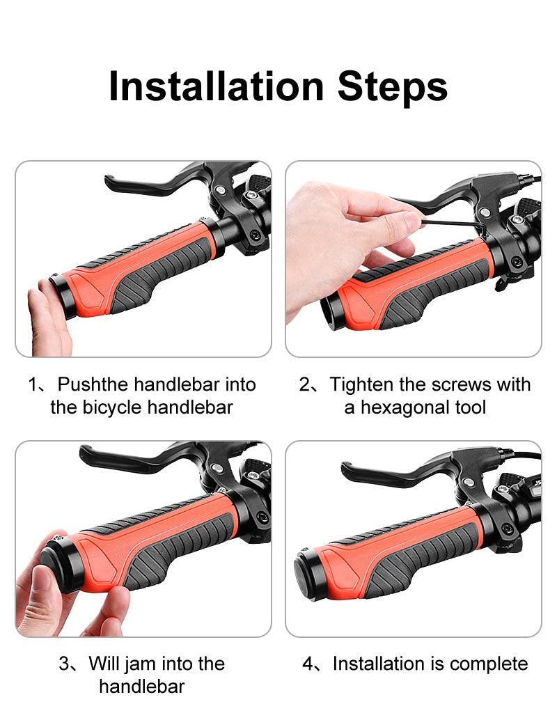 Comfortable Bicycle Handlebars Grip Handles Rubber Integrated Handle Bar Shockproof Anti - Slip Racing Road Bike Grip Anti - Slip Well - Functional Stylish Design Suitable For Performance And Long Riding - UrbanCycling.com