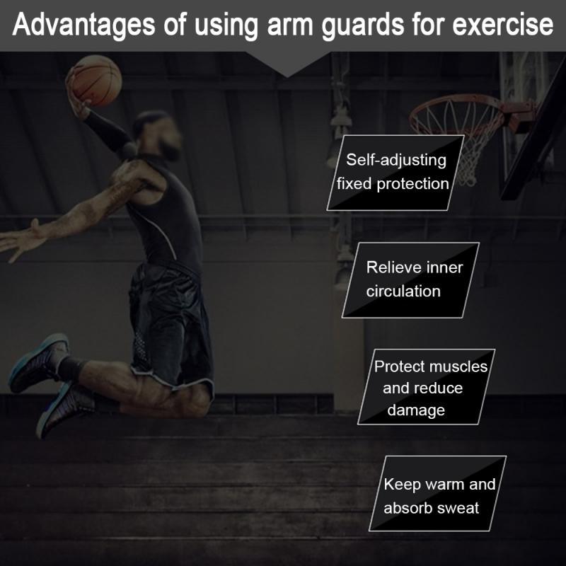 Compression Sleeve Sports Arm Cover Basketball Cycling Arm Warmer Summer Running UV Protection Volleyball UV Sun Protection Cooling Arm Sleeves Compression Sports Cover Up Arm Sleeve For Biking Cycling Outdoor Sports - UrbanCycling.com