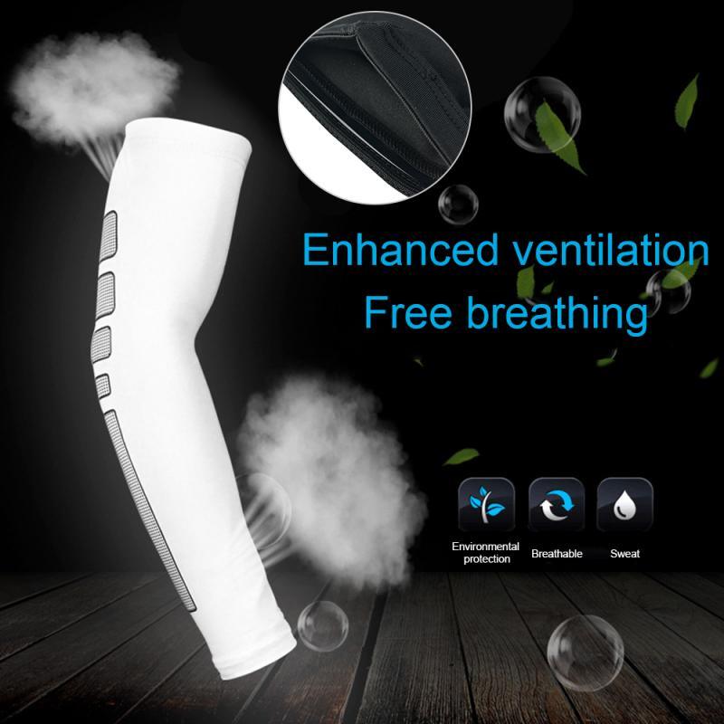 Compression Sleeve Sports Arm Cover Basketball Cycling Arm Warmer Summer Running UV Protection Volleyball UV Sun Protection Cooling Arm Sleeves Compression Sports Cover Up Arm Sleeve For Biking Cycling Outdoor Sports - UrbanCycling.com