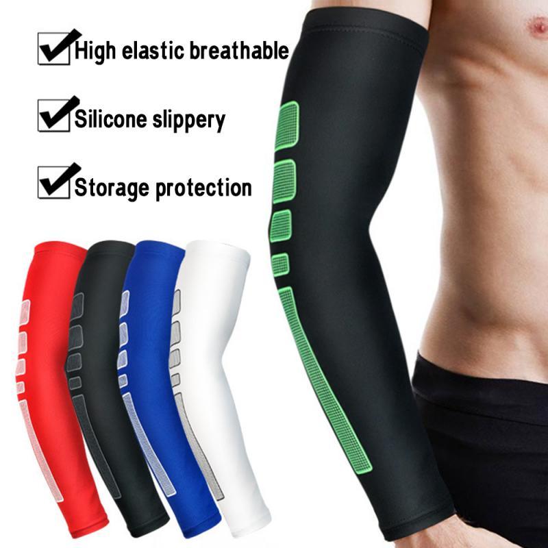 Compression Sleeve Sports Arm Cover Basketball Cycling Arm Warmer Summer Running UV Protection Volleyball UV Sun Protection Cooling Arm Sleeves Compression Sports Cover Up Arm Sleeve For Biking Cycling Outdoor Sports - UrbanCycling.com