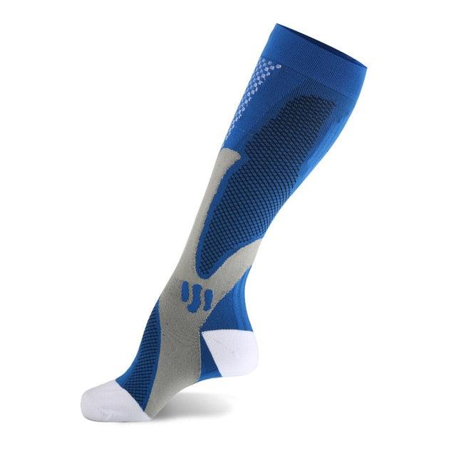 Compression Socks Nylon Medical Nursing Stockings Specializes Outdoor Cycling Sport Socks Men,20 - 30mmhg Run Nurse Socks for Edema Diabetic Varicose Veins Fast - drying Breathable Adult Sports Socks - UrbanCycling.com