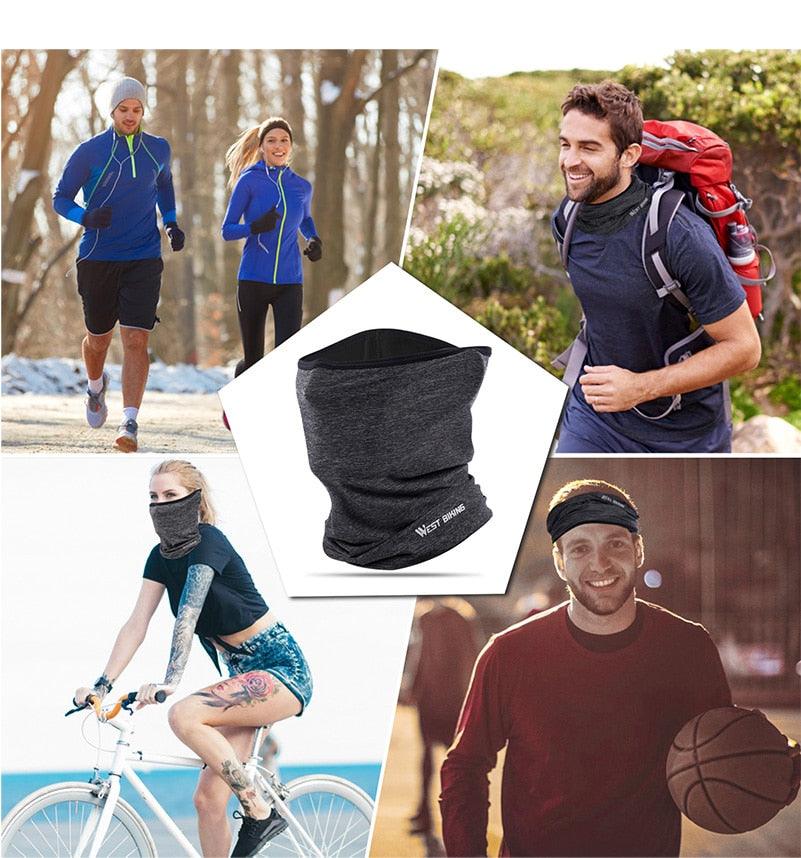 Cycling Headwear Winter Men Anti - sweat Breathable Cycling Face Cover Running Bicycle Bandana Sports Scarf Headband Neck Gaiter Face Mask Scarf Dust Sun Protection Cool Lightweight Windproof Breathable Fishing Hiking Running Cycling - UrbanCycling.com