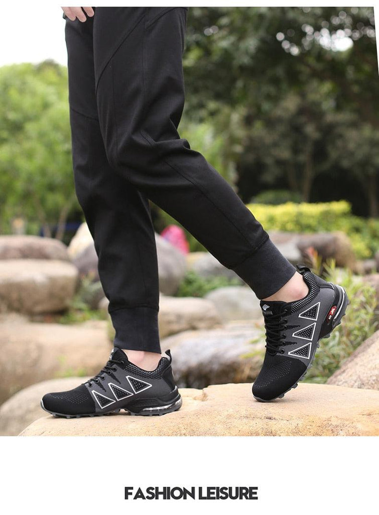 Cycling Mens Waterproof Outdoor Hiking Sneakers Men's Trail Running Shoes Fashion Hiking Sneakers For Men Tennis Cross Training Shoe Mens Casual Outdoor Walking Workout Footwear - UrbanCycling.com