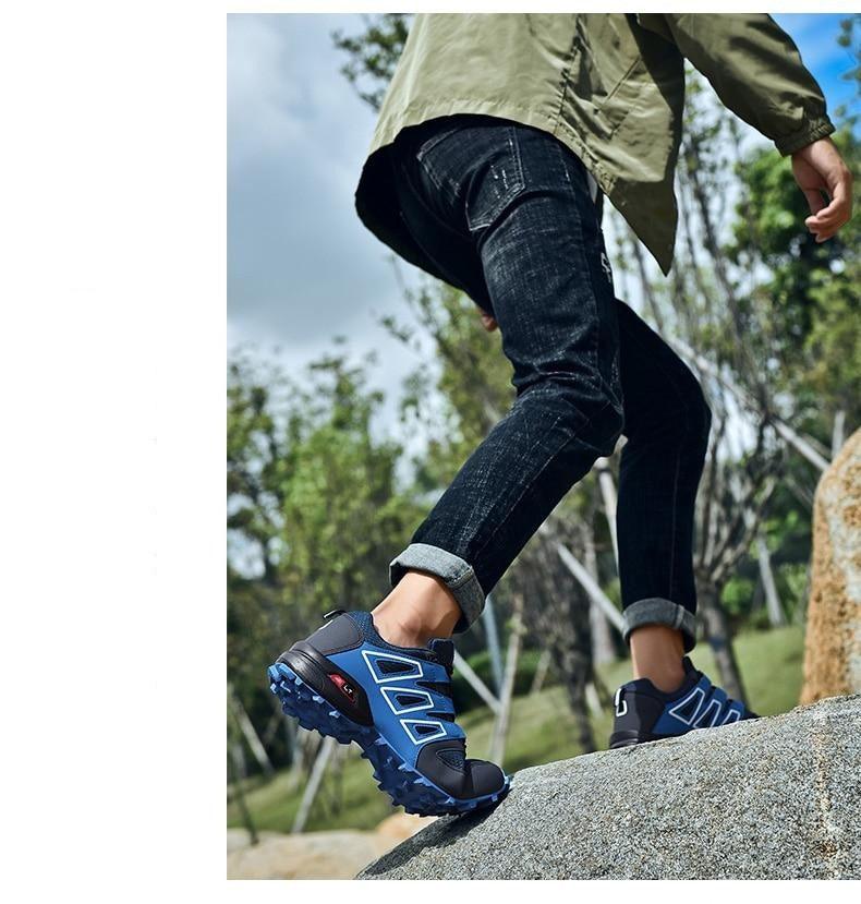 Cycling Mens Waterproof Outdoor Hiking Sneakers Men's Trail Running Shoes Fashion Hiking Sneakers For Men Tennis Cross Training Shoe Mens Casual Outdoor Walking Workout Footwear - UrbanCycling.com