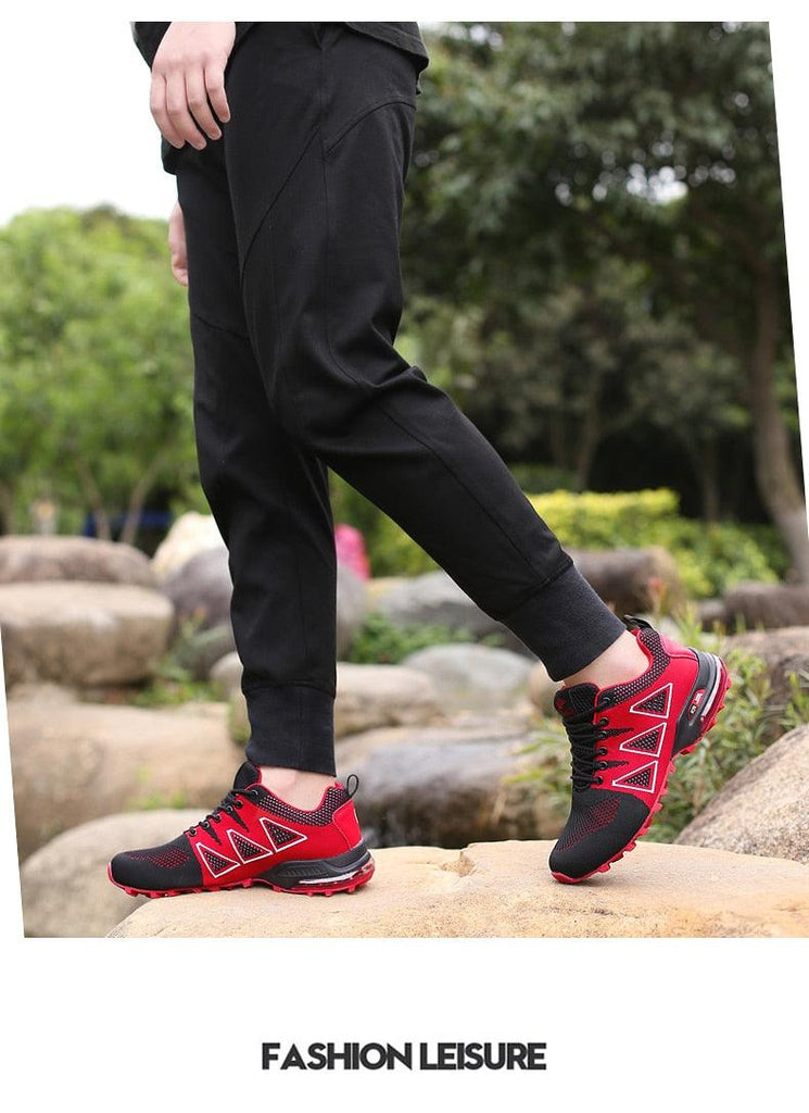 Cycling Mens Waterproof Outdoor Hiking Sneakers Men's Trail Running Shoes Fashion Hiking Sneakers For Men Tennis Cross Training Shoe Mens Casual Outdoor Walking Workout Footwear - UrbanCycling.com