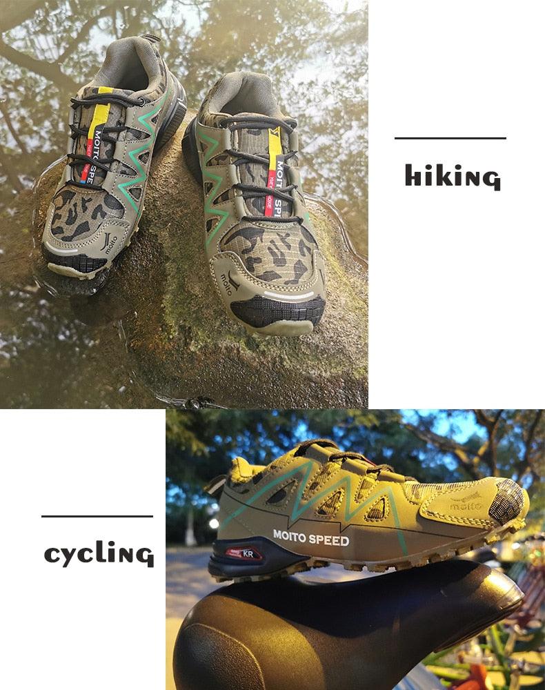 Cycling Mens Waterproof Outdoor Hiking Sneakers Men's Trail Running Shoes Fashion Hiking Sneakers For Men Tennis Cross Training Shoe Mens Casual Outdoor Walking Workout Footwear - UrbanCycling.com