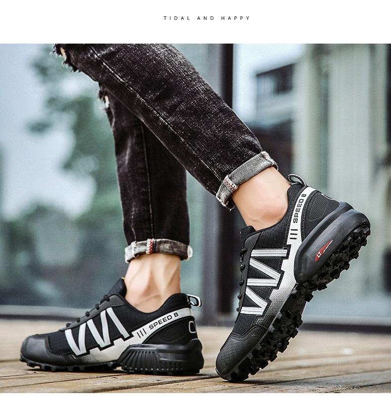 Cycling Mens Waterproof Outdoor Hiking Sneakers Men's Trail Running Shoes Fashion Hiking Sneakers For Men Tennis Cross Training Shoe Mens Casual Outdoor Walking Workout Footwear - UrbanCycling.com