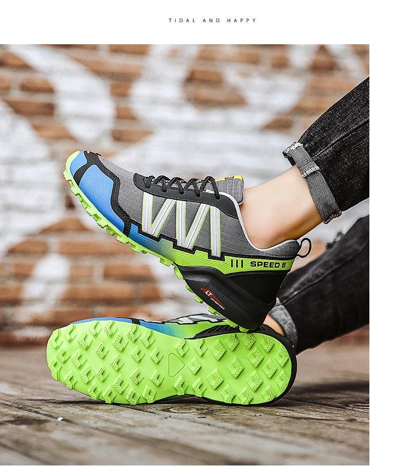 Cycling Mens Waterproof Outdoor Hiking Sneakers Men's Trail Running Shoes Fashion Hiking Sneakers For Men Tennis Cross Training Shoe Mens Casual Outdoor Walking Workout Footwear - UrbanCycling.com