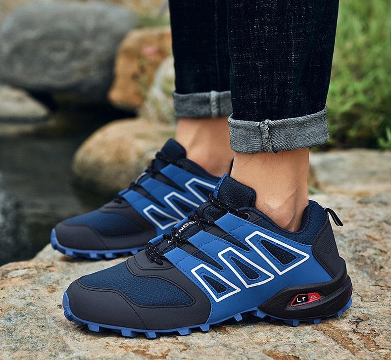 Cycling Mens Waterproof Outdoor Hiking Sneakers Men's Trail Running Shoes Fashion Hiking Sneakers For Men Tennis Cross Training Shoe Mens Casual Outdoor Walking Workout Footwear - UrbanCycling.com