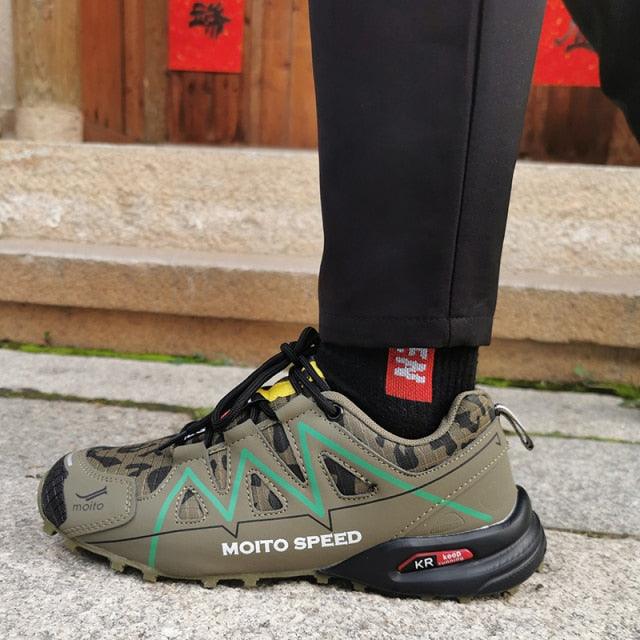 Cycling Mens Waterproof Outdoor Hiking Sneakers Men's Trail Running Shoes Fashion Hiking Sneakers For Men Tennis Cross Training Shoe Mens Casual Outdoor Walking Workout Footwear - UrbanCycling.com