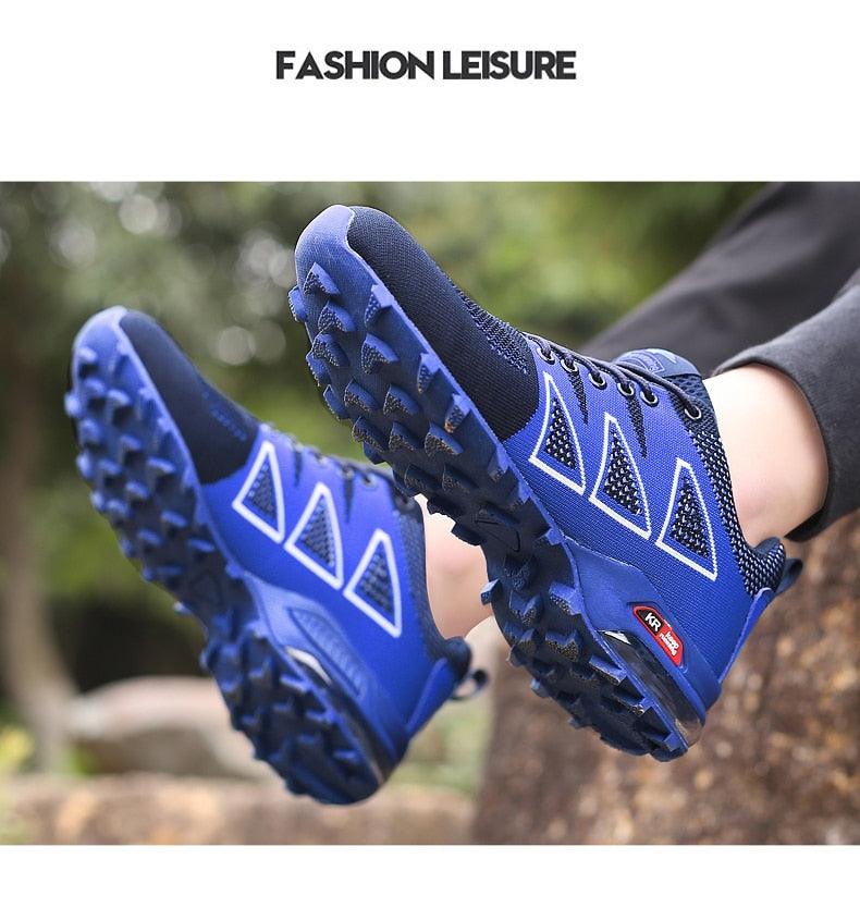 Cycling Mens Waterproof Outdoor Hiking Sneakers Men's Trail Running Shoes Fashion Hiking Sneakers For Men Tennis Cross Training Shoe Mens Casual Outdoor Walking Workout Footwear - UrbanCycling.com