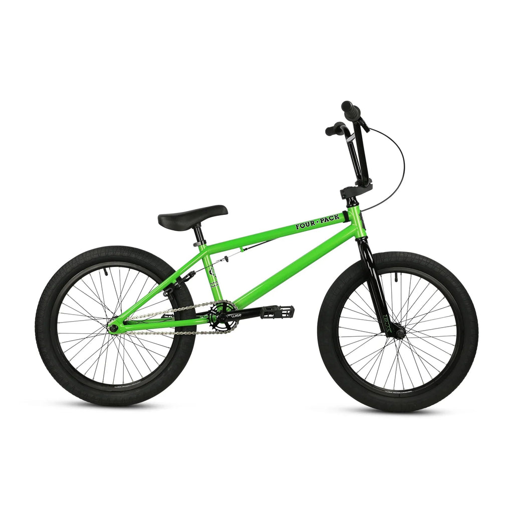 DK Four Pack 20" Complete BMX Bike - Green - UrbanCycling.com