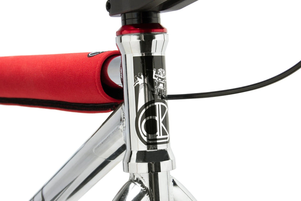 DK Legend Retro Cruiser 26" Complete BMX Bike - Chrome/Red - UrbanCycling.com