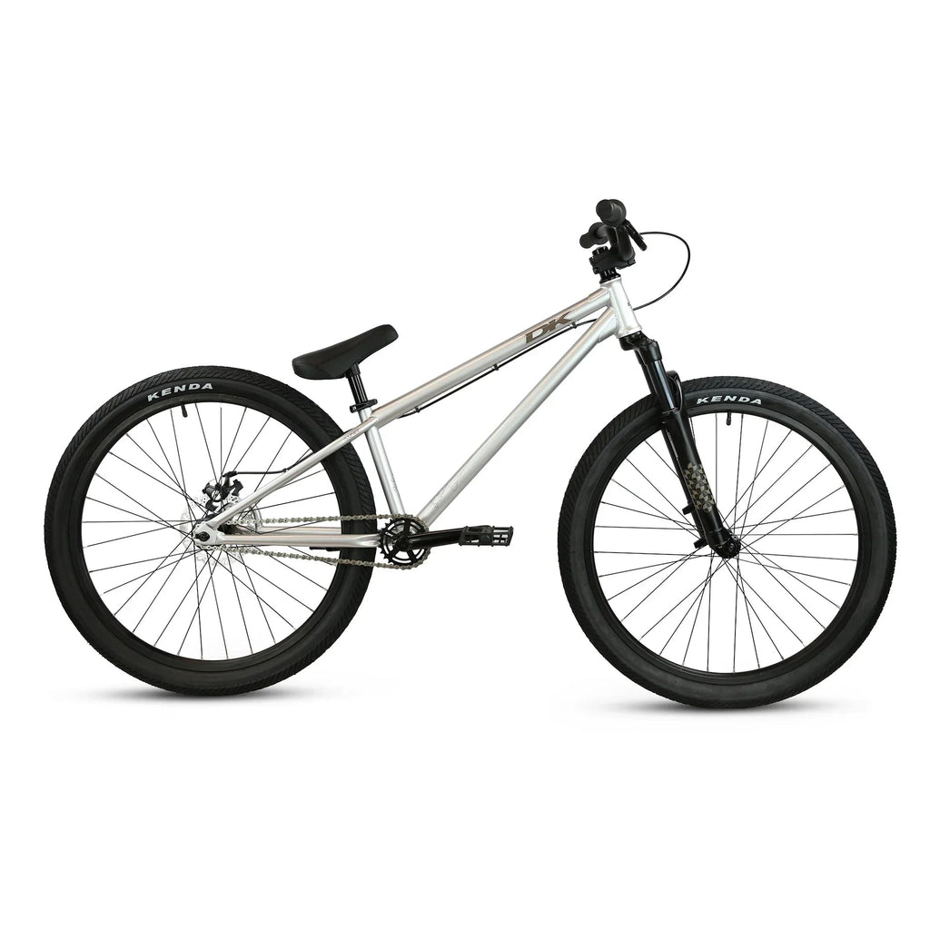 DK Lunex 26" Complete Dirt Jumper Bike - Silver - UrbanCycling.com