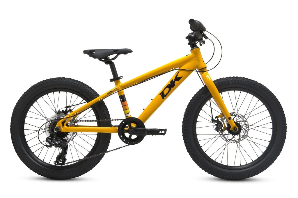DK Rover 20" Kids Complete Mountain Bike - Yellow - UrbanCycling.com