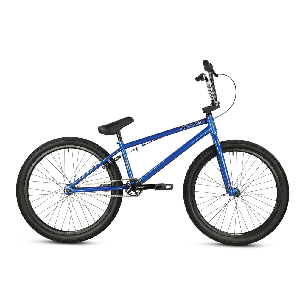 DK Six Pack 24" Complete BMX Bike - Blue - UrbanCycling.com