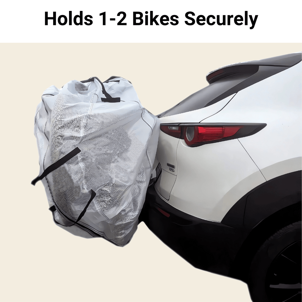 Dual Bike Rack Cover For Transport (Fits 1 - 2 Bikes) Full Translucent - UrbanCycling.com