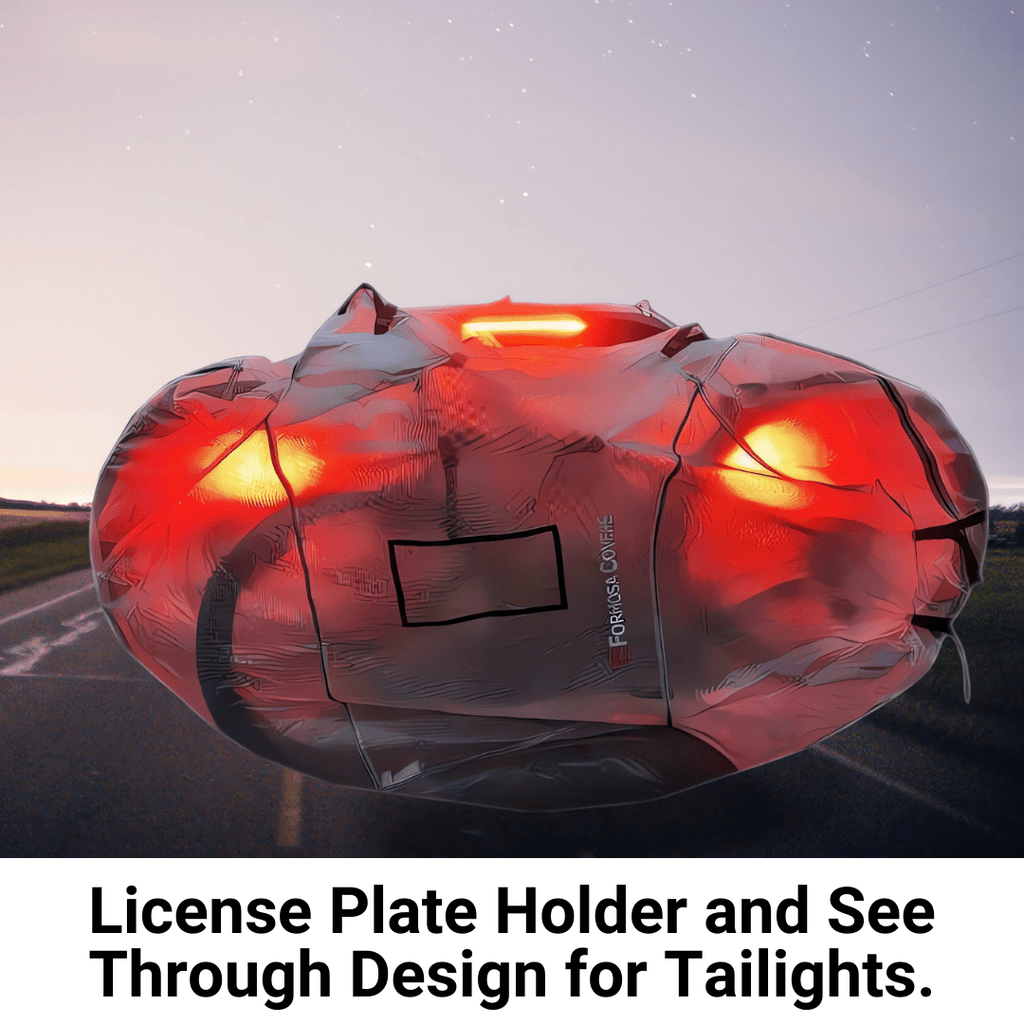 Dual Bike Rack Cover For Transport (Fits 1 - 2 Bikes) Full Translucent - UrbanCycling.com