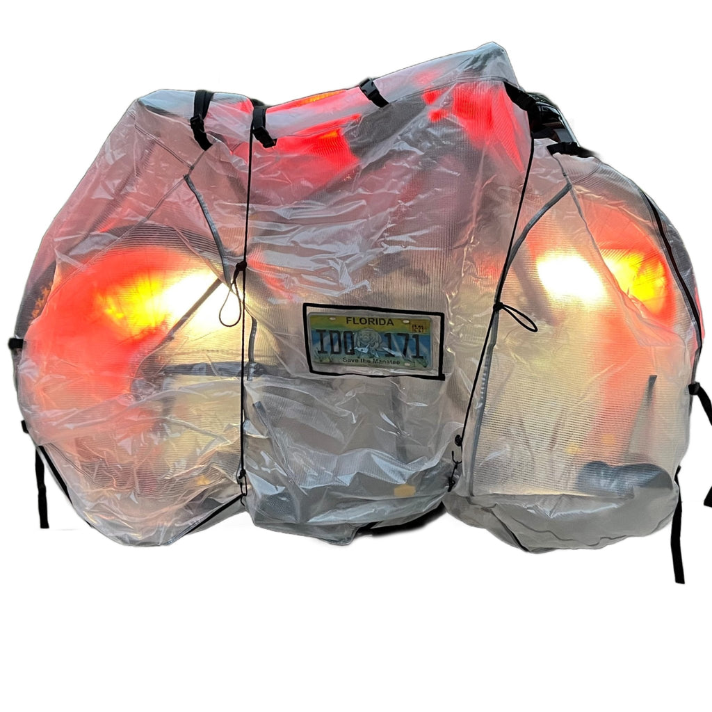Dual or Single Ebike Cover Adjustable for 1 or 2 Bikes - UrbanCycling.com