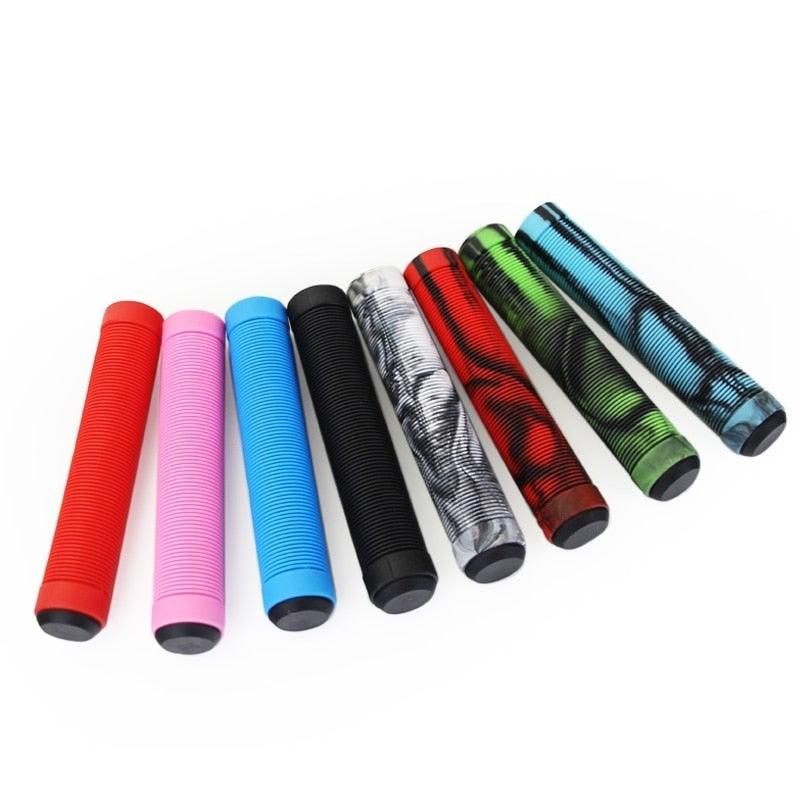 Durable Anti Slip Scooter Grips Soft Bike Handlebar Grips Anti - Slip Bicycle Grips Freestyle Cycling Grips Race Mountain Bike Handlebar Grips Single Lock - On Ring Collar Bicycle Handle Bar - UrbanCycling.com